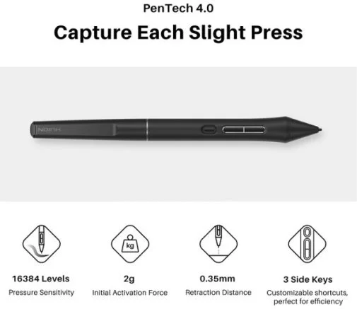 Фото: Графічний монітор Huion Kamvas 13 Gen 3 + Glove (GS1333) № 12 | KTC