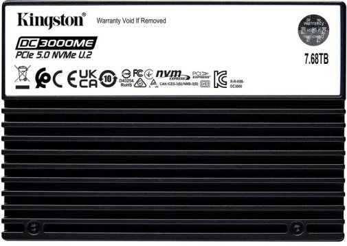 SSD-накопичувач Kingston DC3000ME PCIe 5.0 x4 NVMe 7.68TB (SEDC3000ME/7T6)