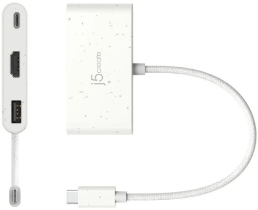 USB-хаб J5create 3in1 JCA379EW-N Natural White