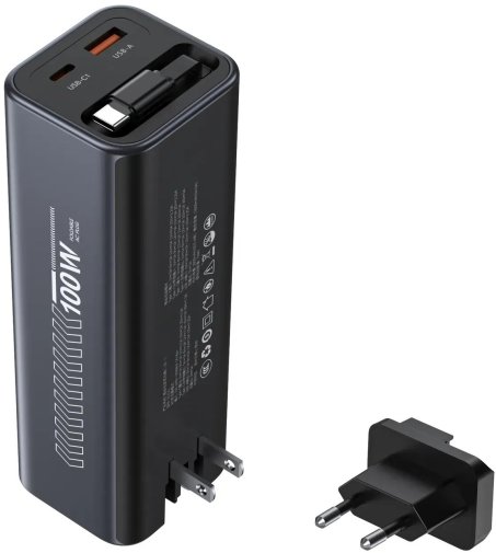 Батарея універсальна Choetech B1012 20000mAh 100W Black