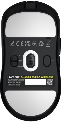 Миша Hator Quasar 3S Pro Black (HTM745)