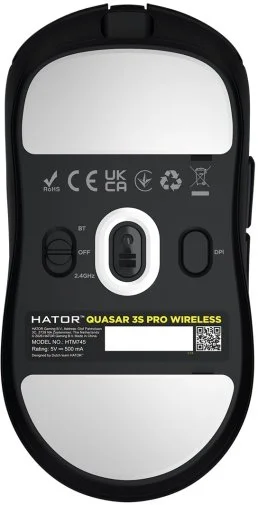 Фото: Миша Hator Quasar 3S Pro Black (HTM745) № 10 | KTC