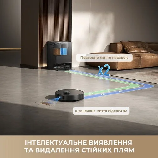 Фото: Робот-пилосос Dreame Bot Matrix 10 Pro White (RLM61HE-Wh) № 22 | KTC