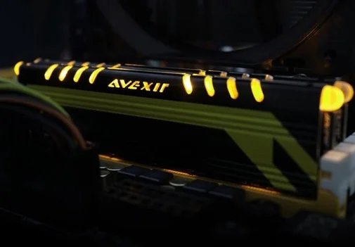 Фото: Пам'ять AVEXIR MPOWER YELLOW Series DDR3 2х4 ГБ (AVD3U16000904G-2CM) № 8 | KTC