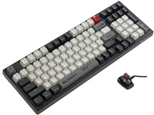 Фото: Клавіатура Bloody WS98 BLMS Red Plus Switch WL/BT/USB Grey (WS98 (Bloody Grey)) № 27 | KTC