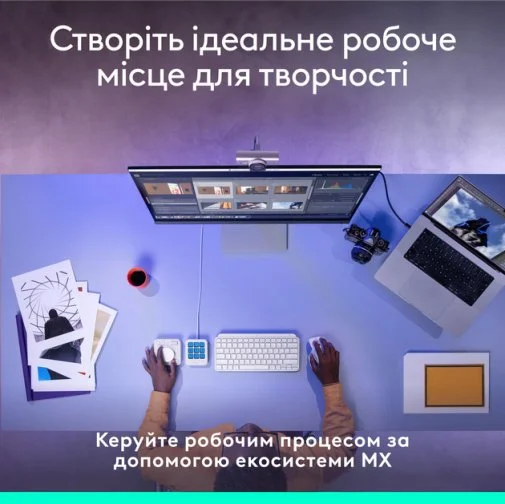 Фото: Клавіатура Logitech MX Creative Console Pale Grey (920-012932) № 26 | KTC
