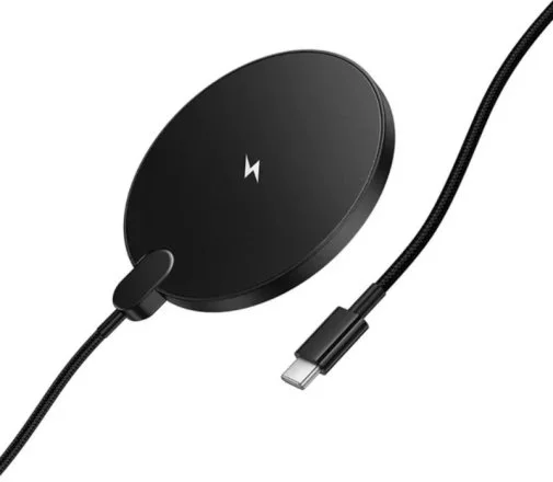Фото: Бездротовий зарядний пристрій Hoco CW62 Peak Desktop Wireless Fast Charger 15W Black (6942007654517) № 8 | KTC