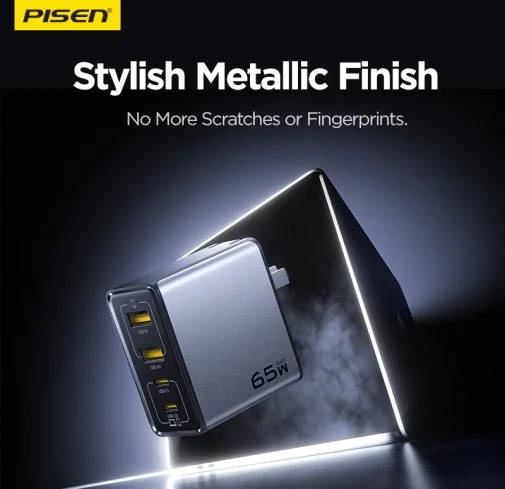 Фото: Зарядний пристрій Pisen BOLT Utility PD 65W Black (TP-C66) № 25 | KTC
