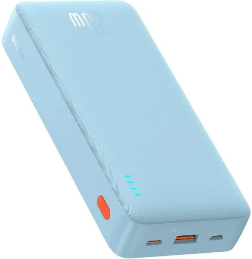 Фото: Батарея універсальна Baseus Airpow 20000mAh 20W Blue (P10022804313-00) № 7 | KTC