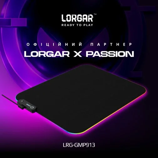 Фото: Килимок Lorgar Steller 913 Black (LRG-GMP913) № 10 | KTC