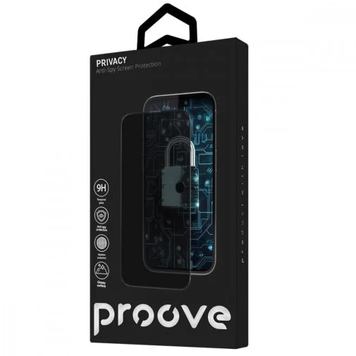 Фото: Захисне скло Proove for iPhone 18 Pro - Privacy Black (PGPPRI18P001) № 20 | KTC