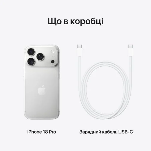 Фото: Смартфон Apple iPhone 18 Pro 2TB Silver (MJT44) № 22 | KTC
