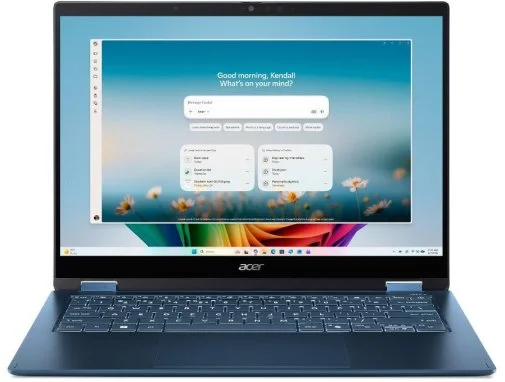 Фото: Ноутбук Acer Swift Spin 14 AI SFSP14-Q51T-X9D1 NX.W0KEU.002 Blue - 14" IPS 120 Гц / Snapdragon X2 Elite / X2E-78-100 / DDR5 16 ГБ / PCI-E SSD 512 ГБ / Adreno GPU № 13 | KTC