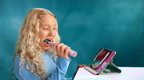 Фото: Електрична зубна щітка Philips Sonicare For Kids Smart Pink (HX6600/11) № 15 | KTC