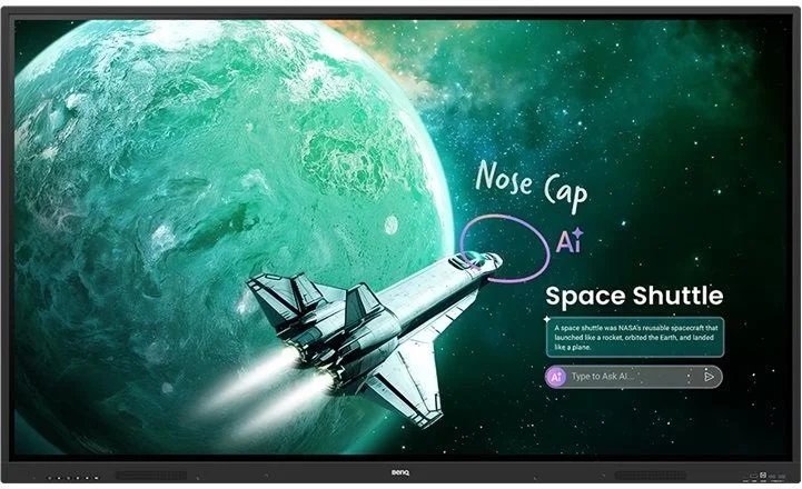 Фото: Інтерактивний дисплей BenQ RE7505A 75 8GB / 128GB (9H.FD4TC.DE1) № 3 | KTC