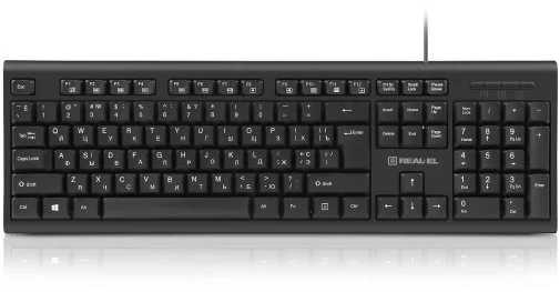 Фото: Клавіатура Real-EL RK-507 USB Black (EL123100050) № 10 | KTC