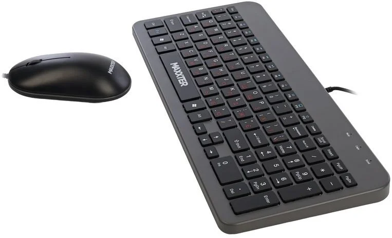 Фото: Комплект клавіатура+миша Maxxter KMS-CM-05-UA USB Black/Grey № 13 | KTC