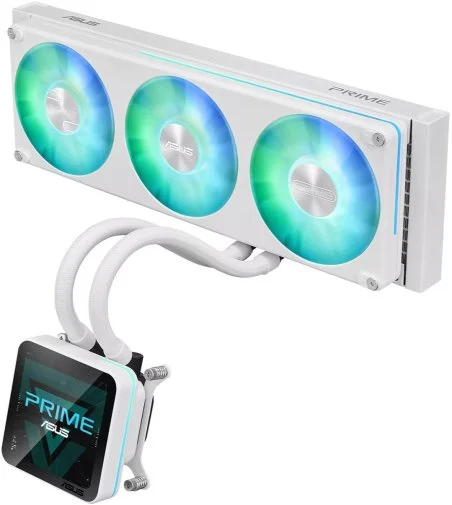 Фото: Система рідинного охолодження ASUS Prime SLC II 360 ARGB LCD White (90RC01W2-B0EAY0) № 23 | KTC