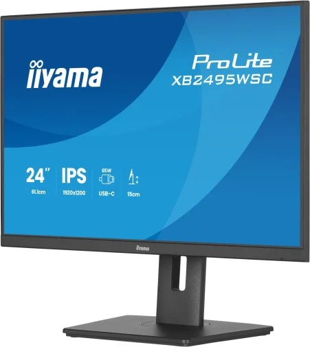 Фото: Монітор iiyama ProLite XB2495WSC-B1 Black - 24.1" IPS / 1920×1200 / 100 Гц / AMD FreeSync, Nvidia G-Sync Compatible, Adaptive Sync / Pivot / HAS № 23 | KTC