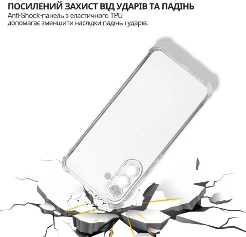 Фото: Чохол BeCover for Samsung Galaxy A18 SM-A185 - Anti-Shock Clear (716336) № 13 | KTC