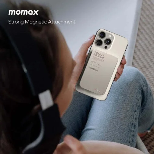 Фото: Батарея універсальна Momax Q.MAG X 5000mAh 20W / Qi 15W Orange (IP116AM) № 23 | KTC