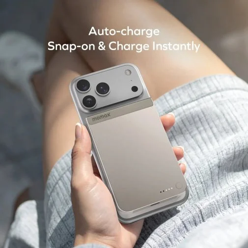 Фото: Батарея універсальна Momax 1-Power S.Pass 10000mAh 30W / Qi2 15W Titanium (IP162Q2L) № 22 | KTC