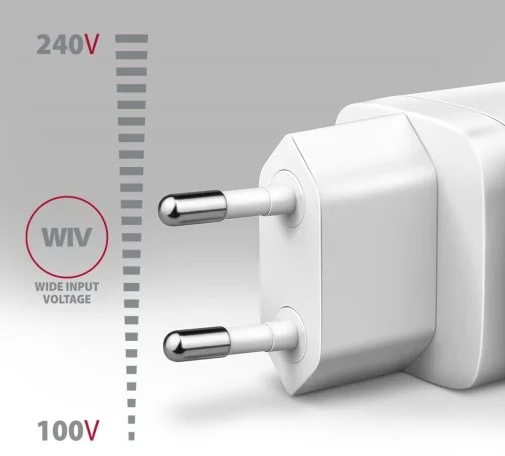 Фото: Зарядний пристрій Axagon ACU-DPQ65 PD QC3.0 GaN 65W White (ACU-DPQ65W) № 12 | KTC