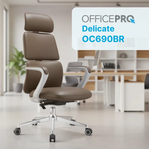 Фото: Крісло OfficePro Delicate OC690BR Brown № 18 | KTC