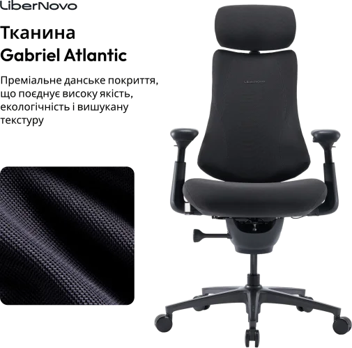 Фото: Крісло LiberNovo Omni Pro Graphite 48cm (CP-GW-0000078-00-05) № 36 | KTC
