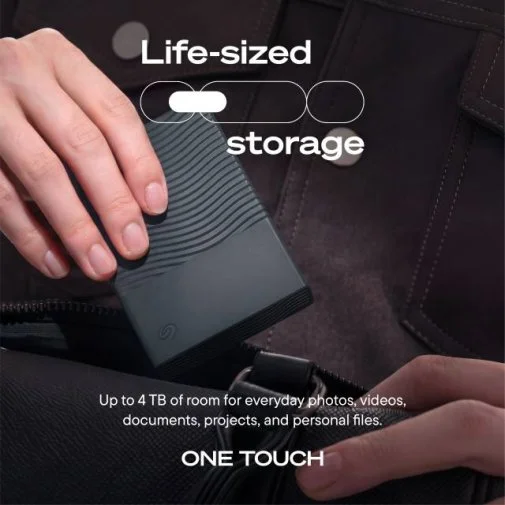 Фото: Зовнішній HDD Seagate One Touch 2TB Space Gray (STNR2000400) № 19 | KTC
