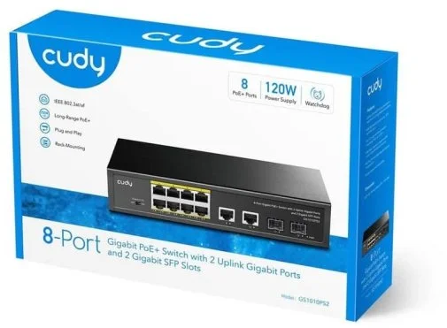 Фото: Комутатор Cudy GS1010PS2 № 9 | KTC