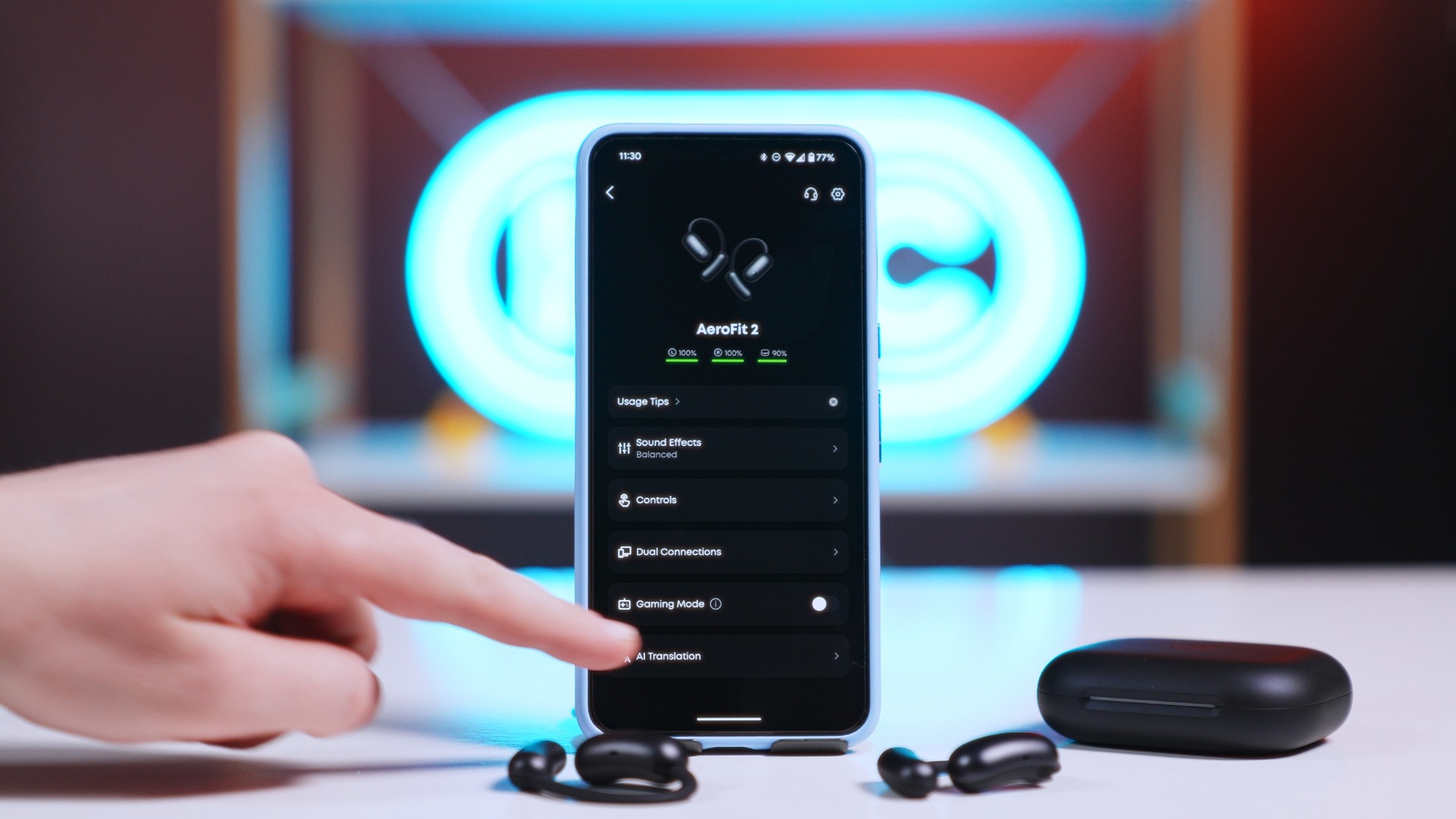 Anker SoundCore AeroFit 2: відкриті TWS-навушники з ШІ-перекладачем