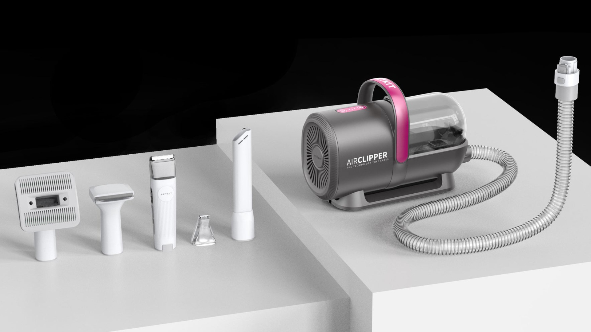 PETKIT Grooming Kit LM4 — набір для грумінгу з пилососом