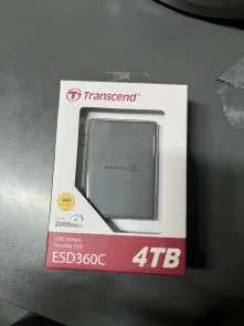Зовнішній SSD-накопичувач Transcend ESD360C 4TB Gray (TS4TESD360C)