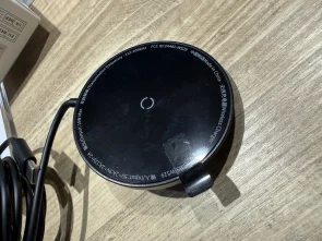 Бездротовий зарядний пристрій Baseus Simple Mini3 Magnetic Wireless Charger 15W Black (CCJJ040001)