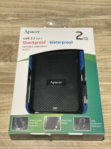 Зовнішній HDD Apacer AC631 2TB AP2TBAC631U-1 Blue
