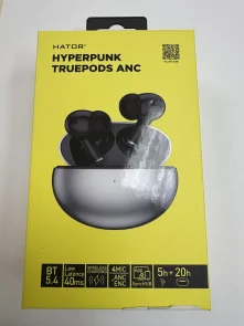 Навушники Hator Hyperpunk Truedots ANC SyncHUB Black (HTA430)