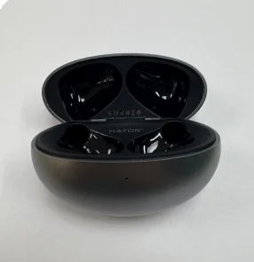 Навушники Hator Hyperpunk Truedots ANC SyncHUB Black (HTA430)