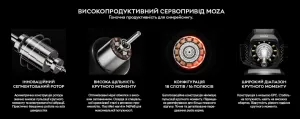 База для керма MOZA R16 V2 (RS084_Moza)